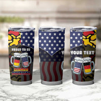 Personalized Germany American Heritage Month Tumbler Cup Beer Funny Style - Wonder Print Shop
