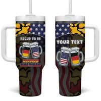 Personalized Germany American Heritage Month Tumbler With Handle Beer Funny Style - Wonder Print Shop