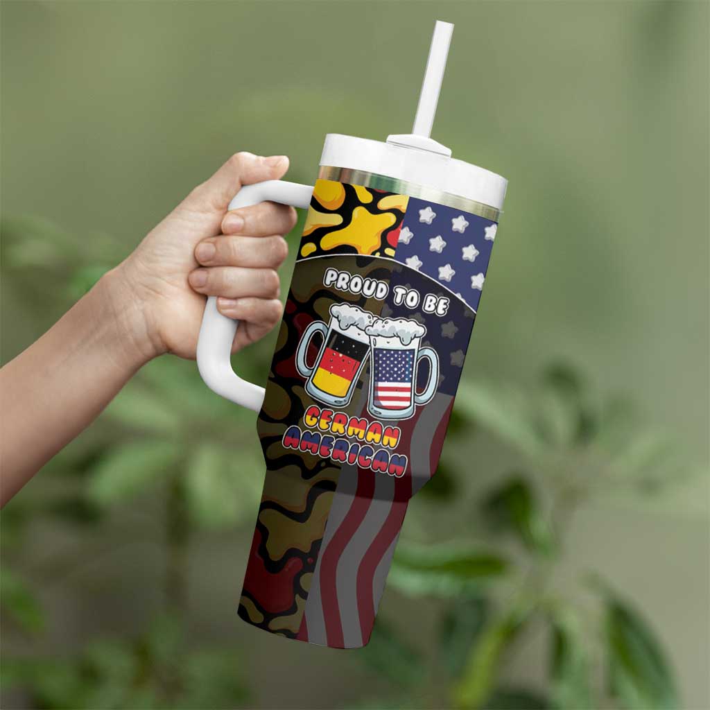 Personalized Germany American Heritage Month Tumbler With Handle Beer Funny Style - Wonder Print Shop