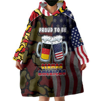 Personalized Germany American Heritage Month Wearable Blanket Hoodie Beer Funny Style - Wonder Print Shop