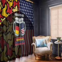 Germany American Heritage Month Window Curtain Beer Funny Style - Wonder Print Shop