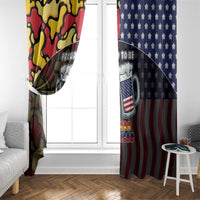 Germany American Heritage Month Window Curtain Beer Funny Style - Wonder Print Shop