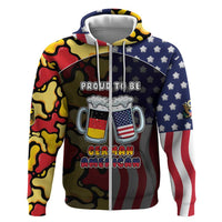 Personalized Germany American Heritage Month Zip Hoodie Beer Funny Style - Wonder Print Shop