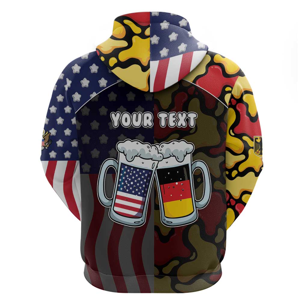 Personalized Germany American Heritage Month Zip Hoodie Beer Funny Style - Wonder Print Shop