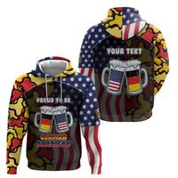 Personalized Germany American Heritage Month Zip Hoodie Beer Funny Style - Wonder Print Shop