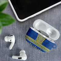 Ukraine Vyshyvanka Motif AirPods Case Ukrainian Coat Of Arms Rose Patterns - Wonder Print Shop