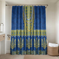Ukraine Vyshyvanka Motif Bathroom Set Ukrainian Coat Of Arms Rose Patterns - Wonder Print Shop