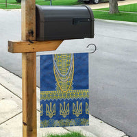 Ukraine Vyshyvanka Motif Garden Flag Ukrainian Coat Of Arms Rose Patterns - Wonder Print Shop