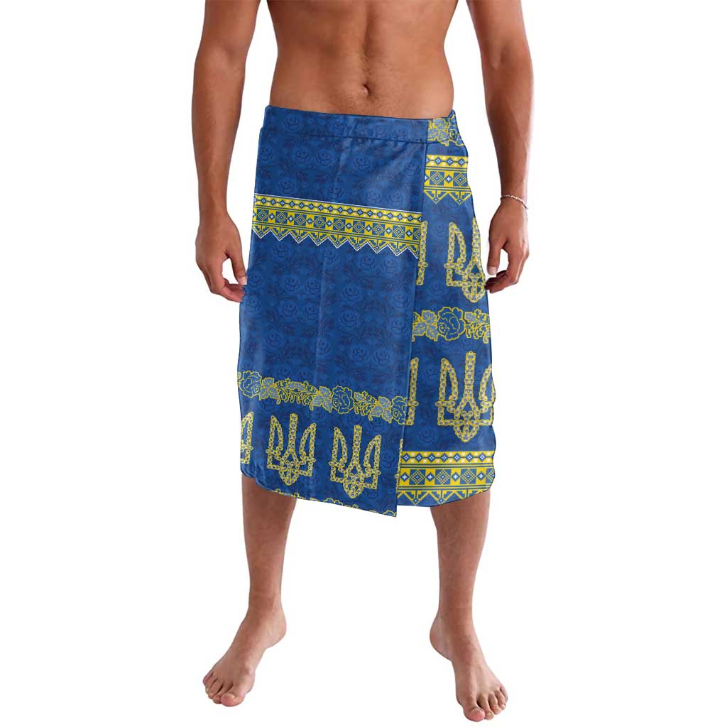 Ukraine Vyshyvanka Motif Lavalava Ukrainian Coat Of Arms Rose Patterns - Wonder Print Shop