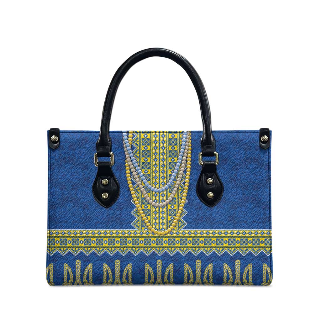 Ukraine Vyshyvanka Motif Leather Bag Ukrainian Coat Of Arms Rose Patterns - Wonder Print Shop