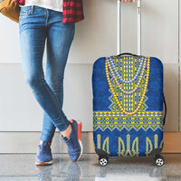Ukraine Vyshyvanka Motif Luggage Cover Ukrainian Coat Of Arms Rose Patterns - Wonder Print Shop