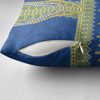 Ukraine Vyshyvanka Motif Pillow Cover Ukrainian Coat Of Arms Rose Patterns - Wonder Print Shop