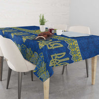 Ukraine Vyshyvanka Motif Tablecloth Ukrainian Coat Of Arms Rose Patterns - Wonder Print Shop