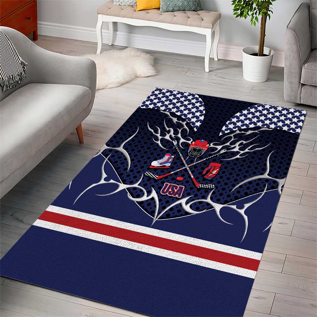 USA Ice Hockey Area Rug United Ice Power