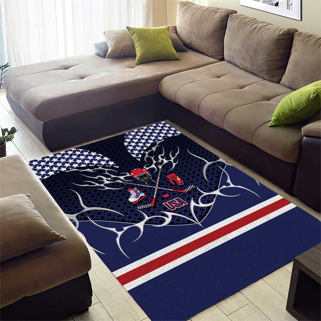 USA Ice Hockey Area Rug United Ice Power