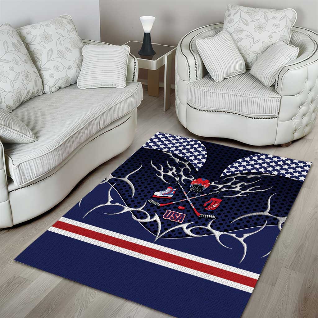 USA Ice Hockey Area Rug United Ice Power