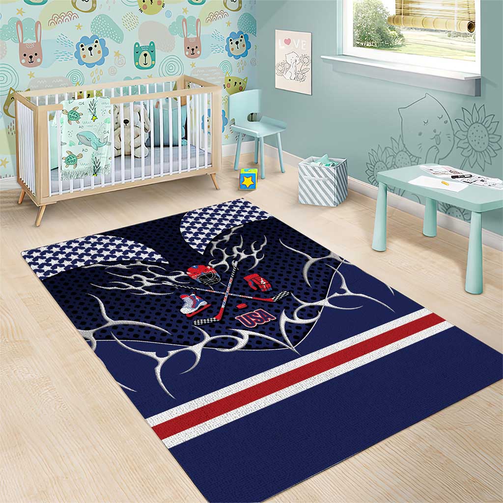 USA Ice Hockey Area Rug United Ice Power