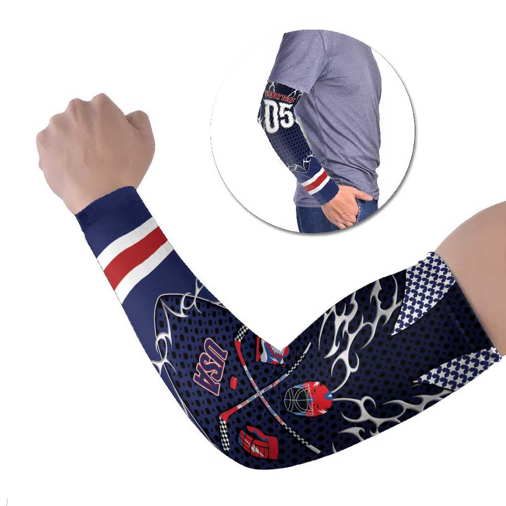 Custom USA Ice Hockey Arm Sleeves United Ice Power