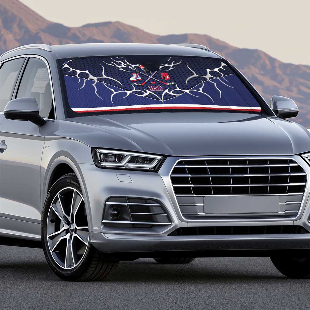 USA Ice Hockey Auto Sun Shade United Ice Power