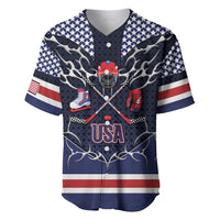 Custom USA Ice Hockey Baseball Jersey United Ice Power