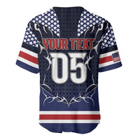 Custom USA Ice Hockey Baseball Jersey United Ice Power