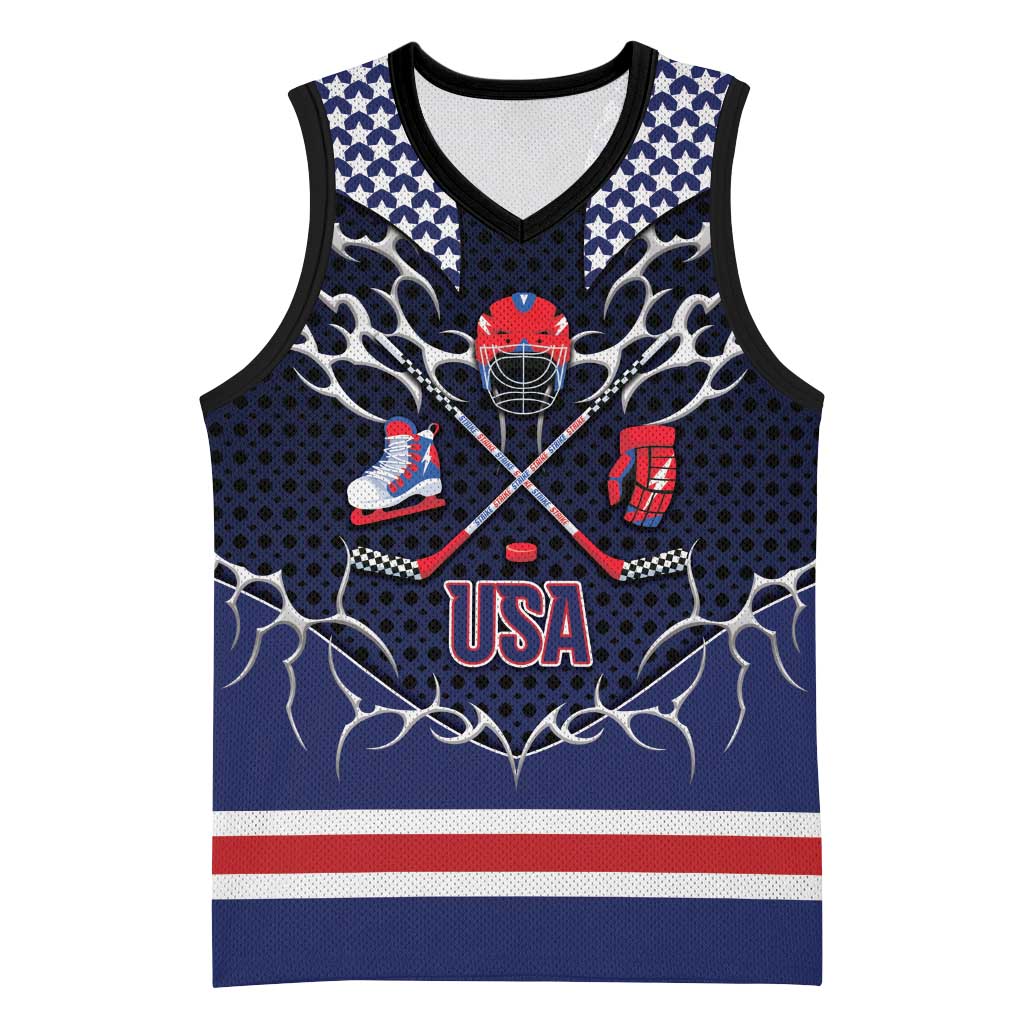 Custom USA Ice Hockey Basketball Jersey United Ice Power