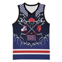 Custom USA Ice Hockey Basketball Jersey United Ice Power