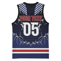 Custom USA Ice Hockey Basketball Jersey United Ice Power