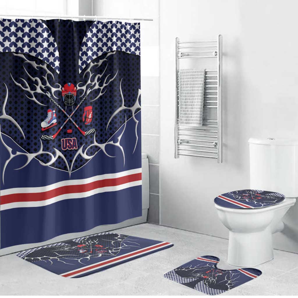 USA Ice Hockey Bathroom Set United Ice Power