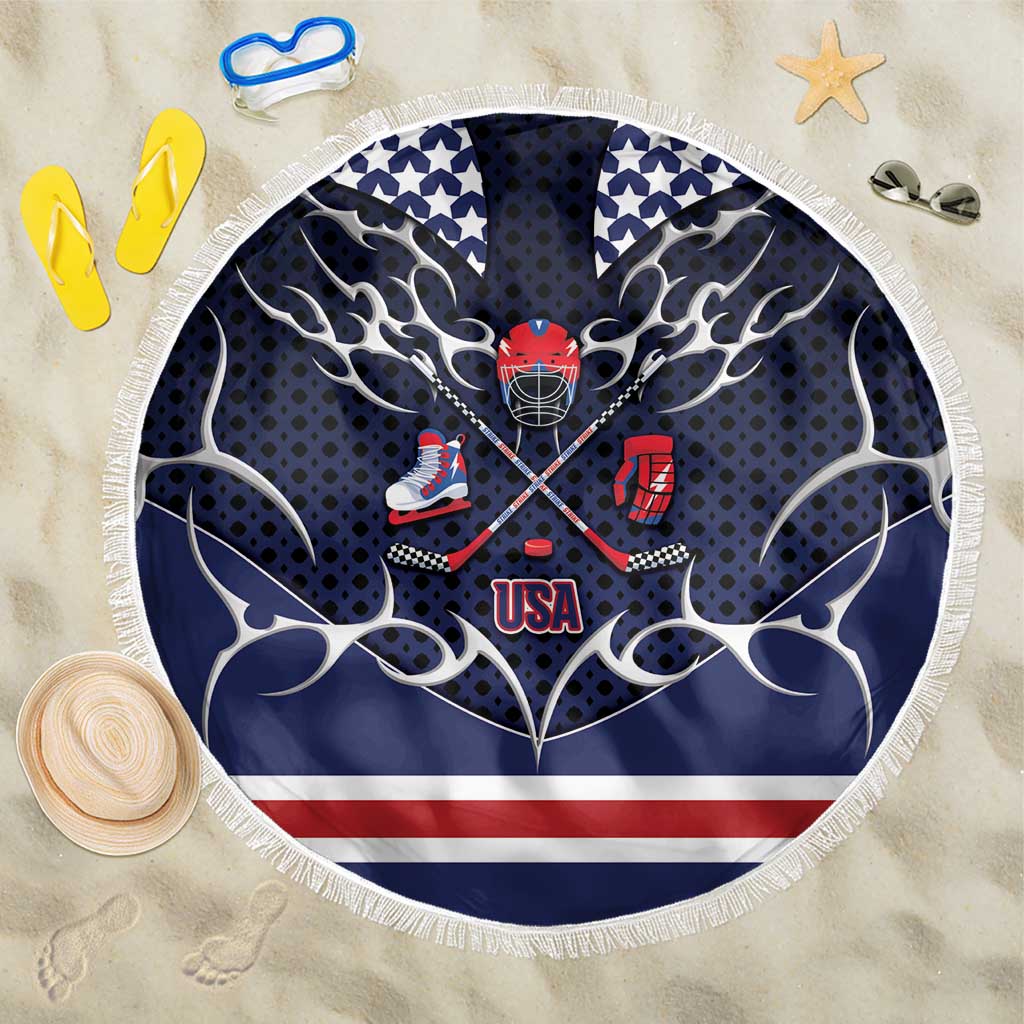 USA Ice Hockey Beach Blanket United Ice Power
