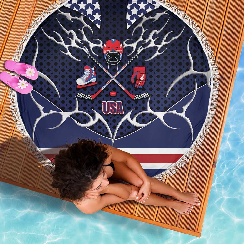 USA Ice Hockey Beach Blanket United Ice Power