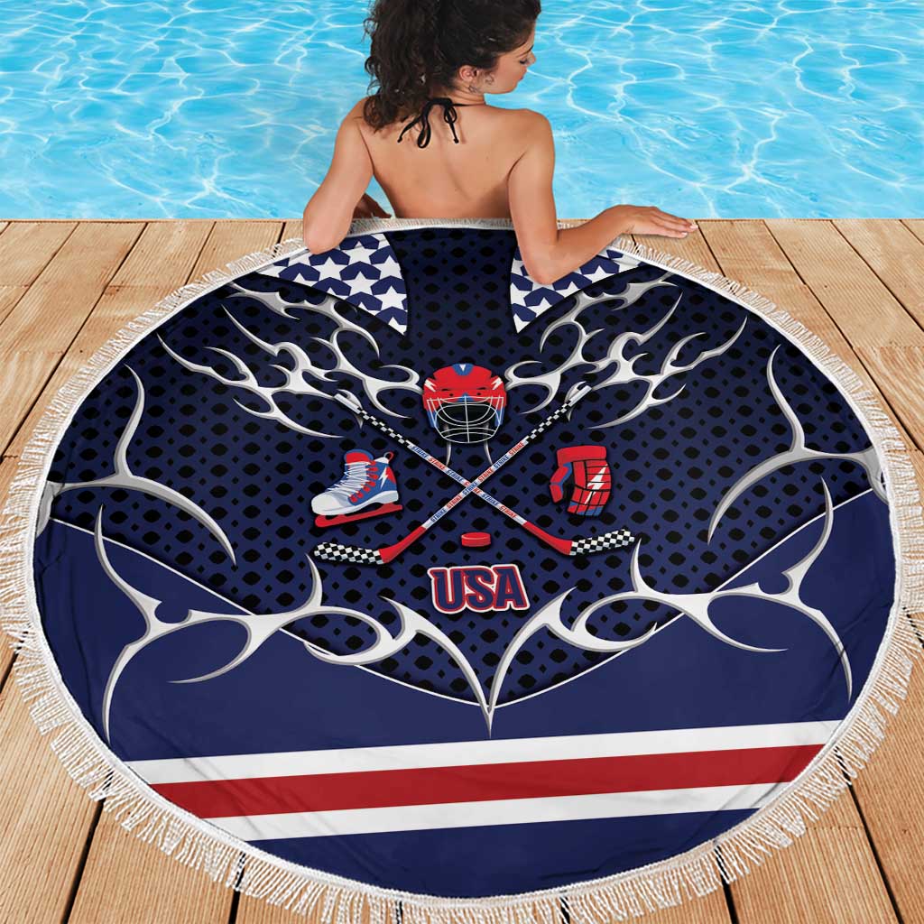 USA Ice Hockey Beach Blanket United Ice Power