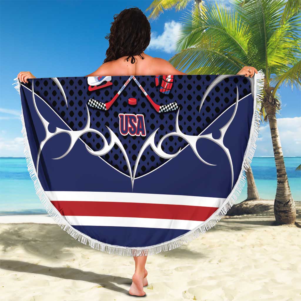 USA Ice Hockey Beach Blanket United Ice Power
