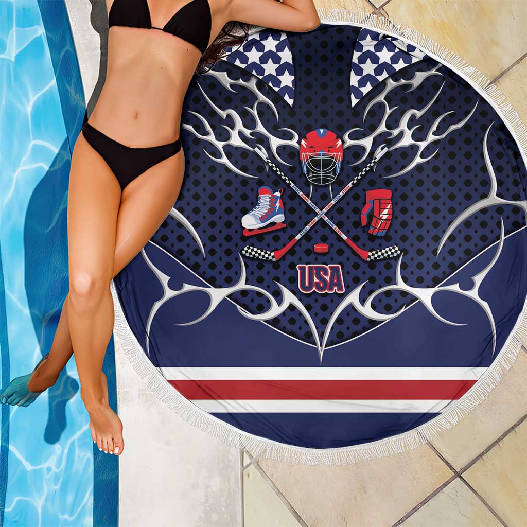 USA Ice Hockey Beach Blanket United Ice Power