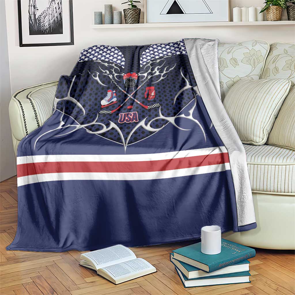 USA Ice Hockey Blanket United Ice Power