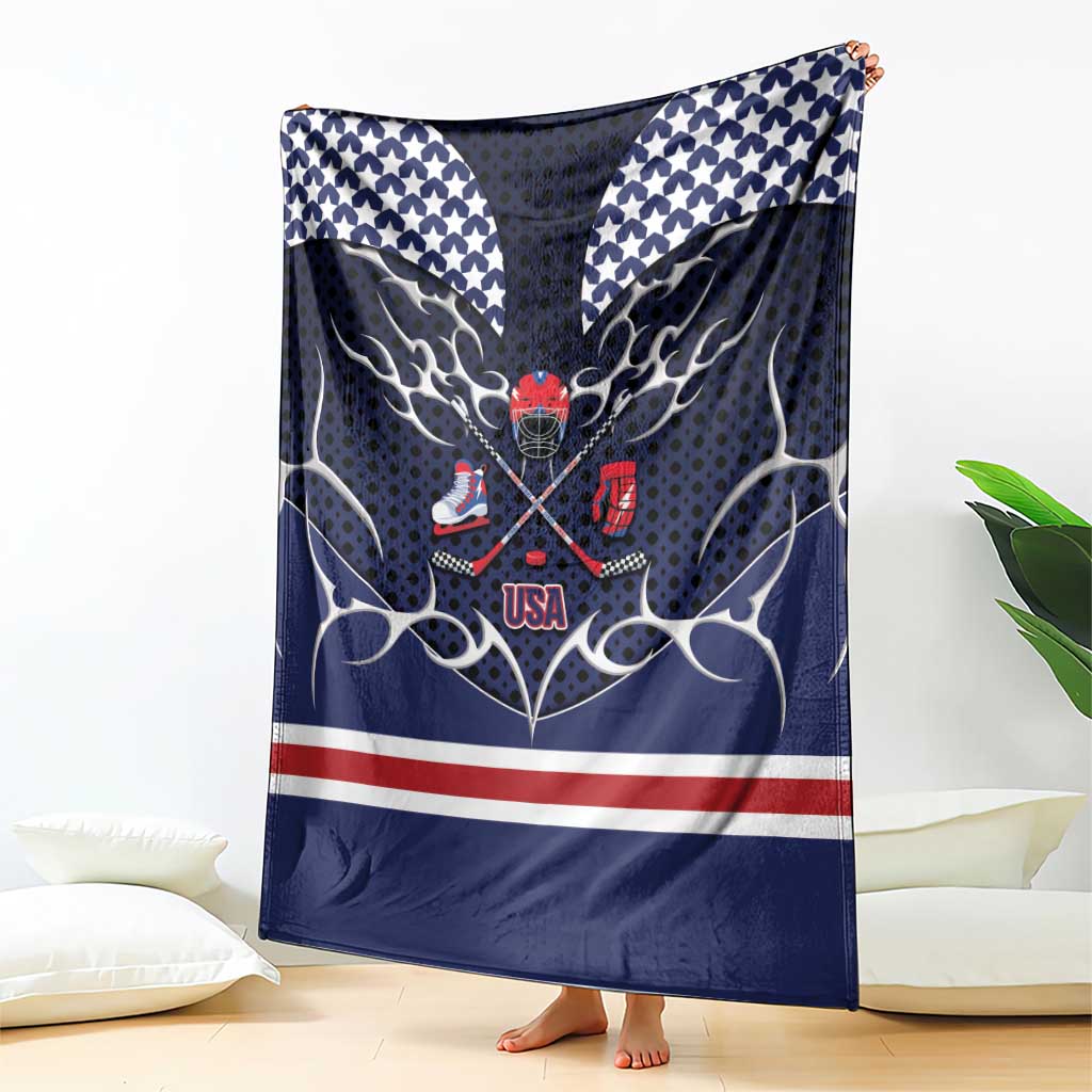 USA Ice Hockey Blanket United Ice Power