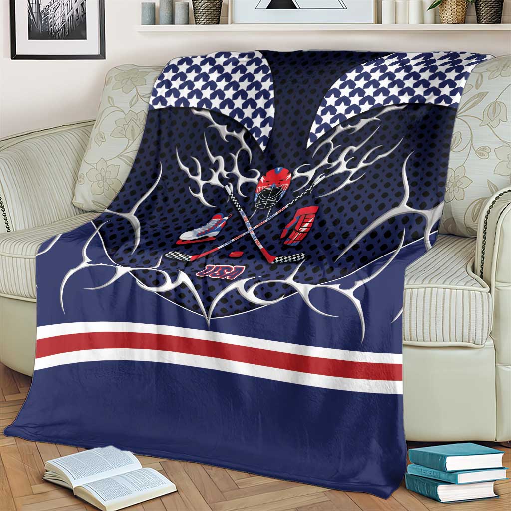 USA Ice Hockey Blanket United Ice Power