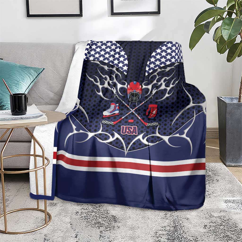 USA Ice Hockey Blanket United Ice Power