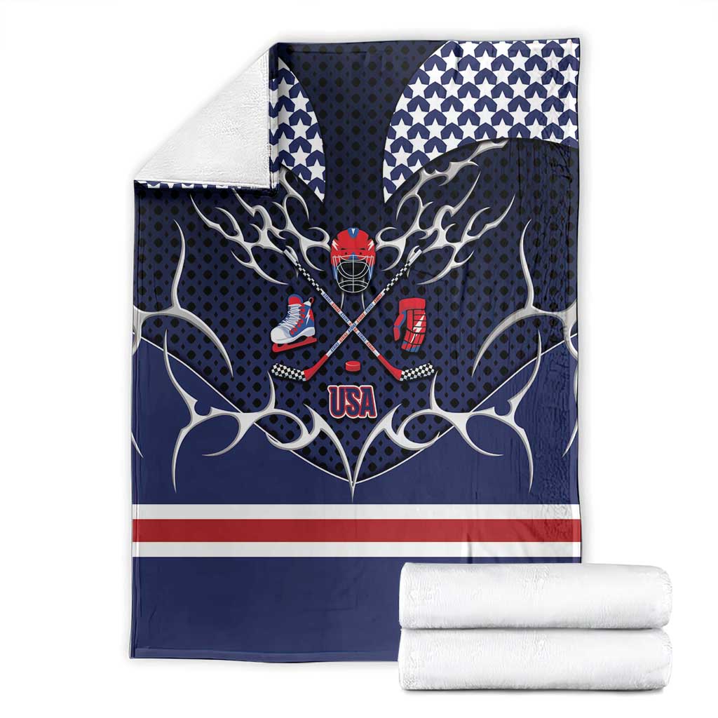 USA Ice Hockey Blanket United Ice Power