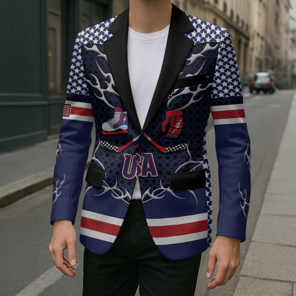 Custom USA Ice Hockey Blazer United Ice Power