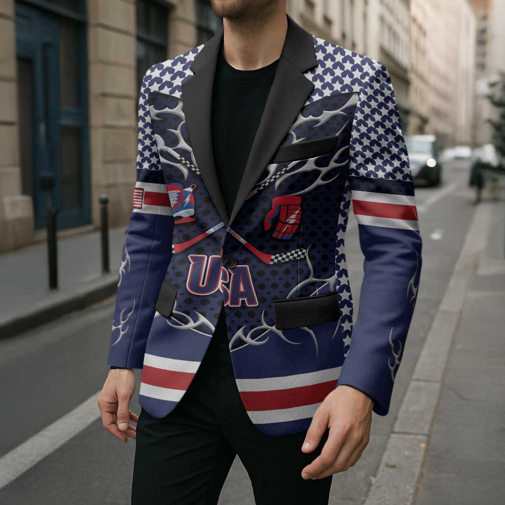 Custom USA Ice Hockey Blazer United Ice Power