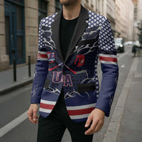 Custom USA Ice Hockey Blazer United Ice Power