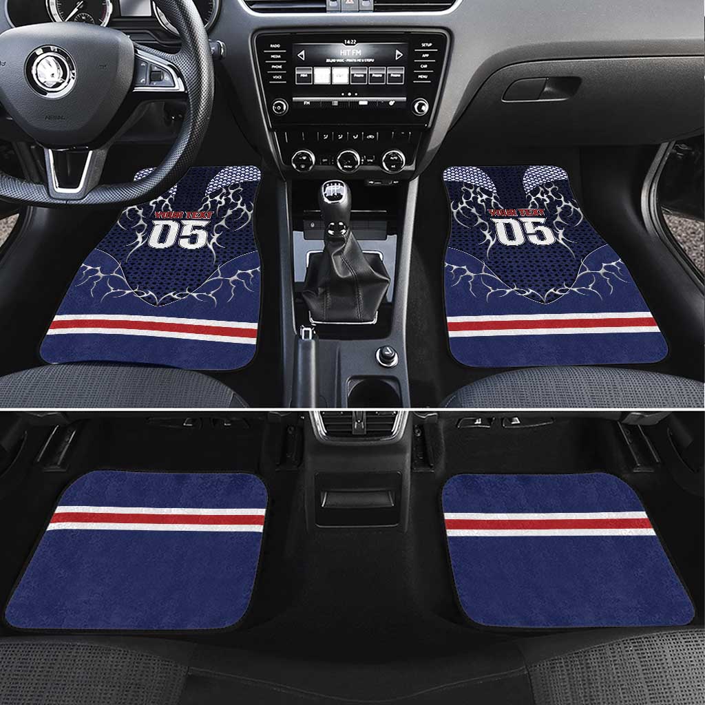 Custom USA Ice Hockey Car Mats United Ice Power