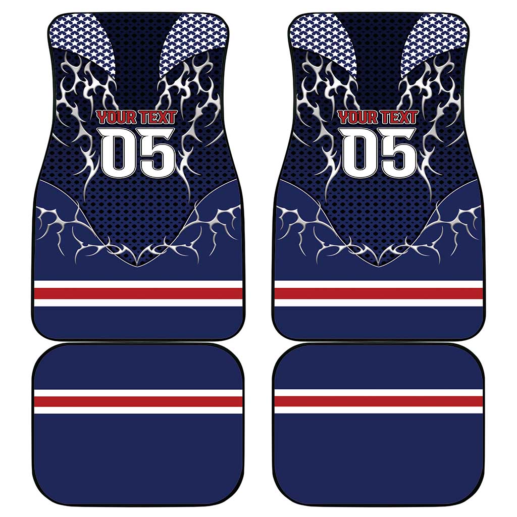 Custom USA Ice Hockey Car Mats United Ice Power