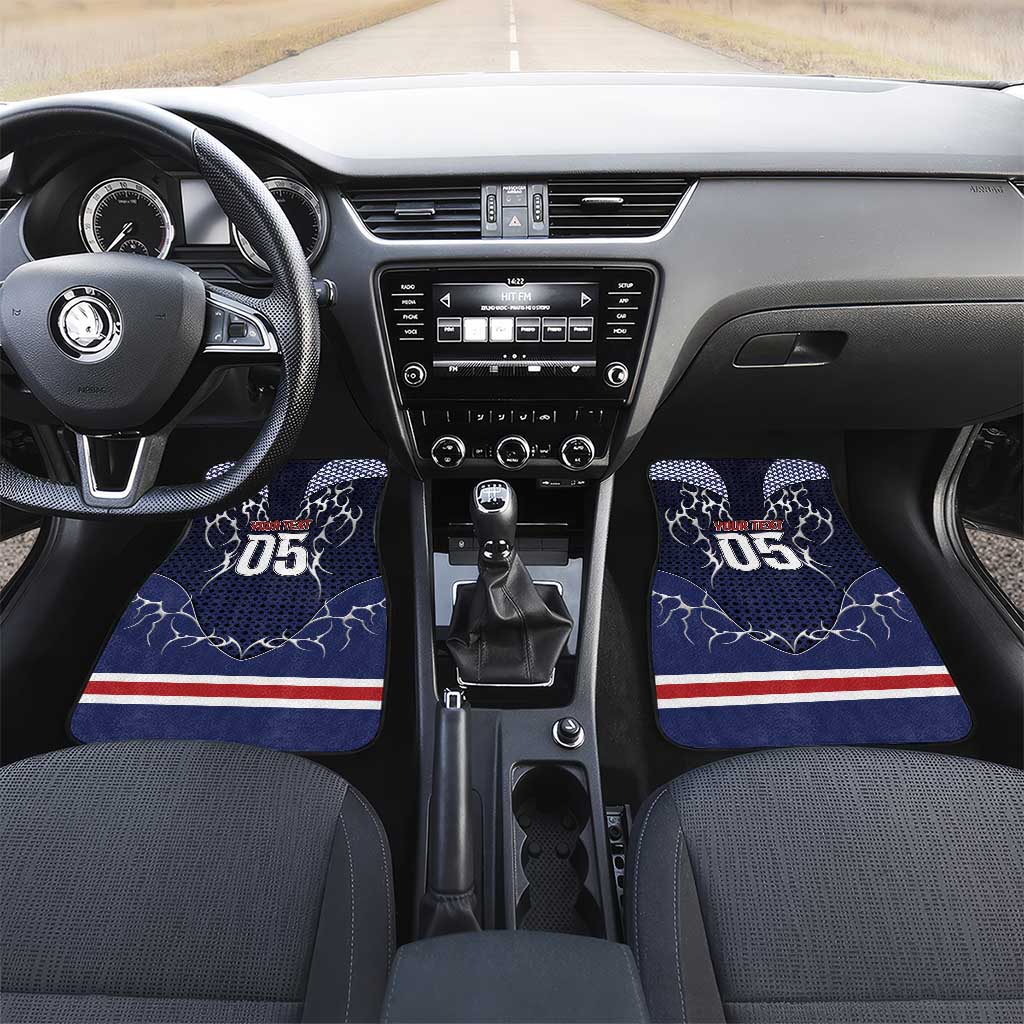 Custom USA Ice Hockey Car Mats United Ice Power