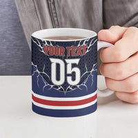Custom USA Ice Hockey Ceramic Mug United Ice Power