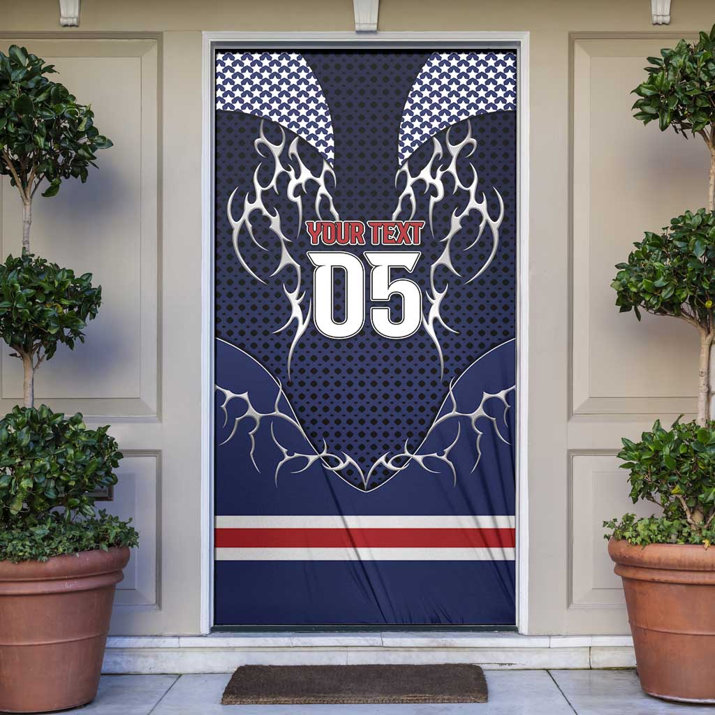 Custom USA Ice Hockey Door Cover United Ice Power