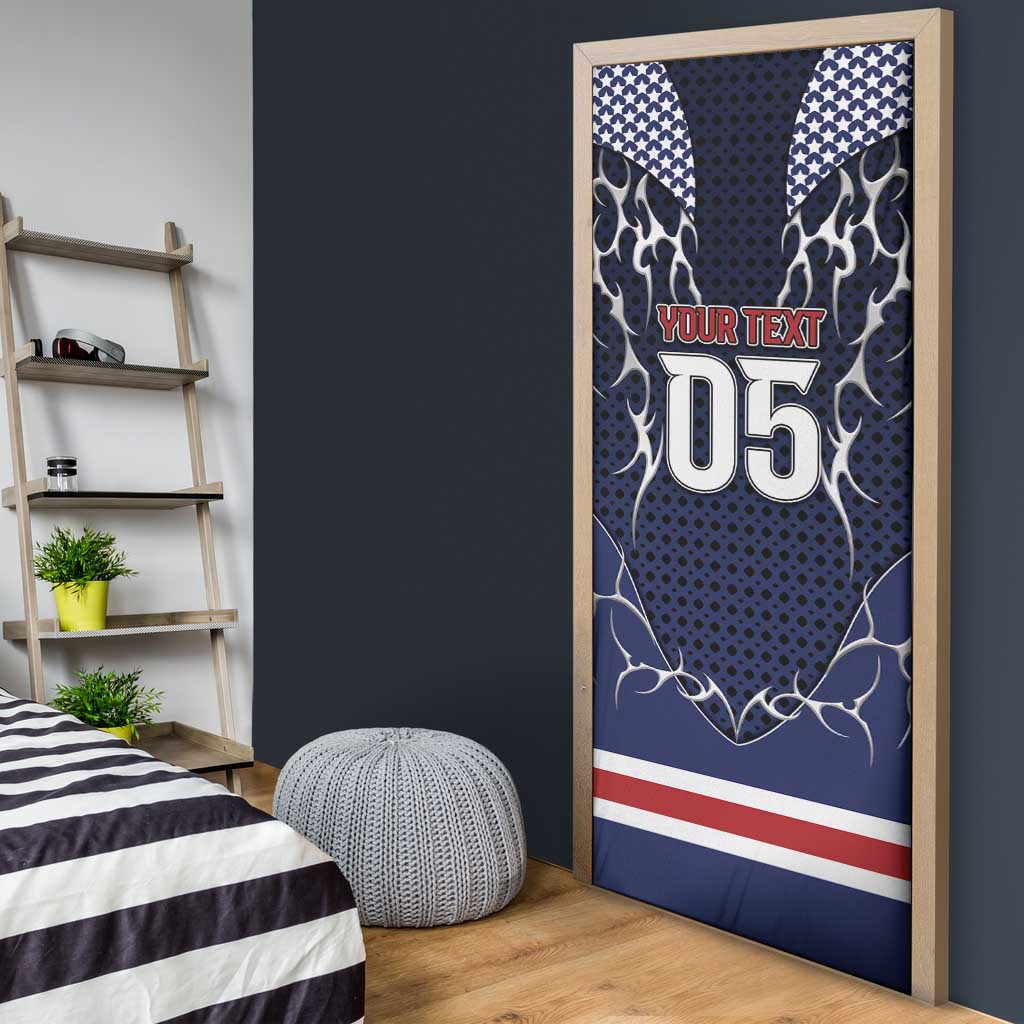 Custom USA Ice Hockey Door Cover United Ice Power