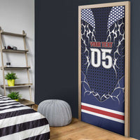 Custom USA Ice Hockey Door Cover United Ice Power
