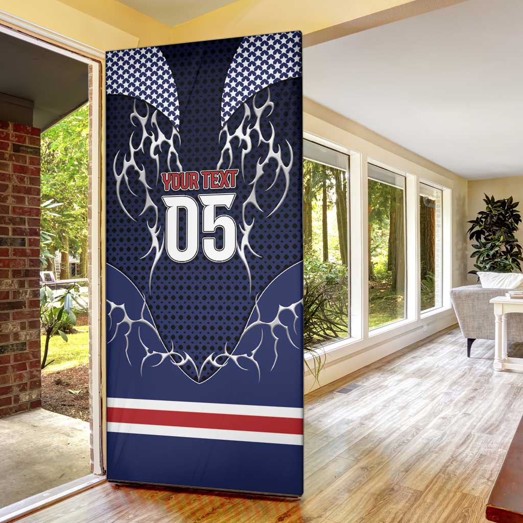 Custom USA Ice Hockey Door Cover United Ice Power